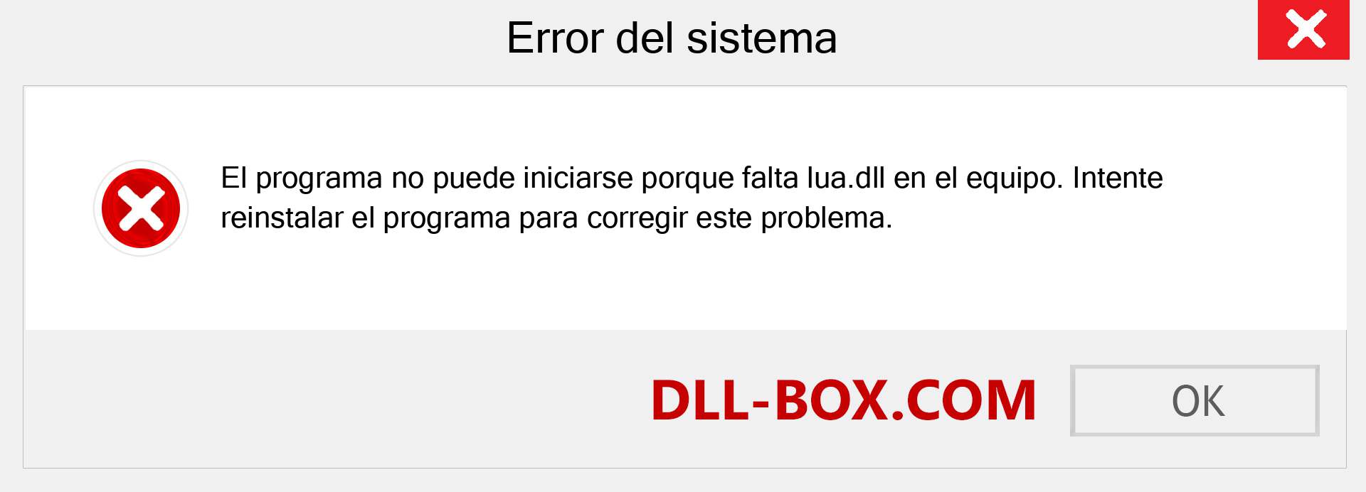 ¿Falta el archivo lua.dll ?. Descargar para Windows 7, 8, 10 - Corregir lua dll Missing Error en Windows, fotos, imágenes